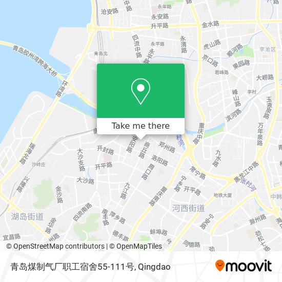 青岛煤制气厂职工宿舍55-111号 map