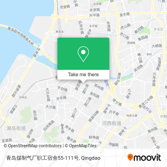 青岛煤制气厂职工宿舍55-111号 map