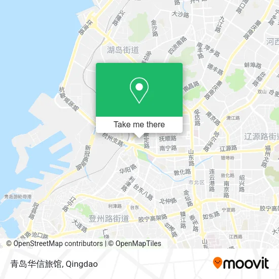 青岛华信旅馆 map