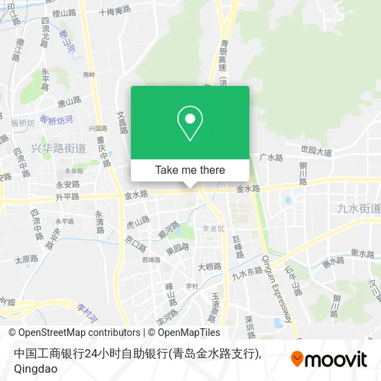 中国工商银行24小时自助银行(青岛金水路支行) map