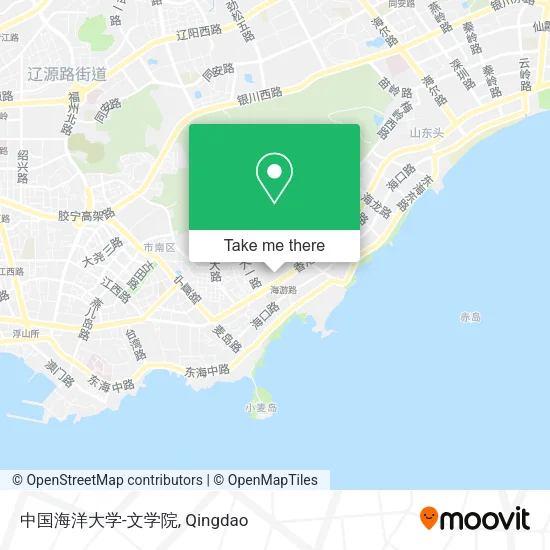 中国海洋大学-文学院 map