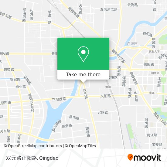 双元路正阳路 map