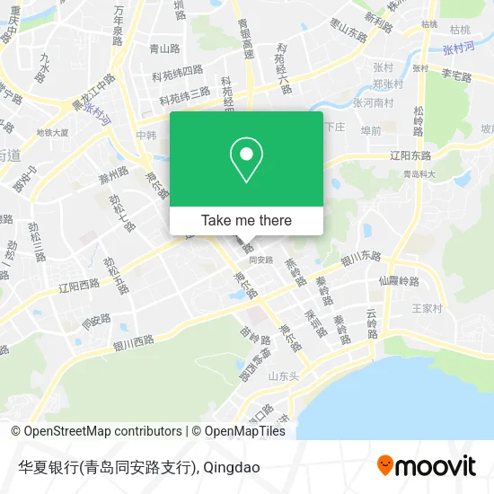 华夏银行(青岛同安路支行) map