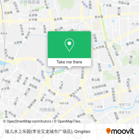 瑞儿水上乐园(李沧宝龙城市广场店) map