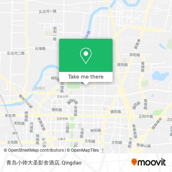 青岛小帅大圣影舍酒店 map