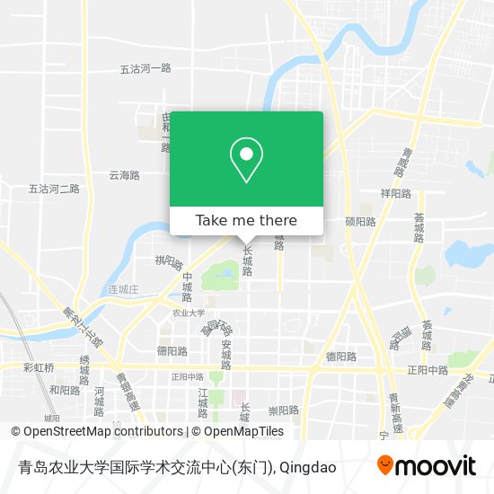青岛农业大学国际学术交流中心(东门) map