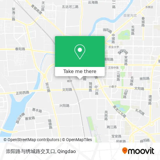 崇阳路与绣城路交叉口 map