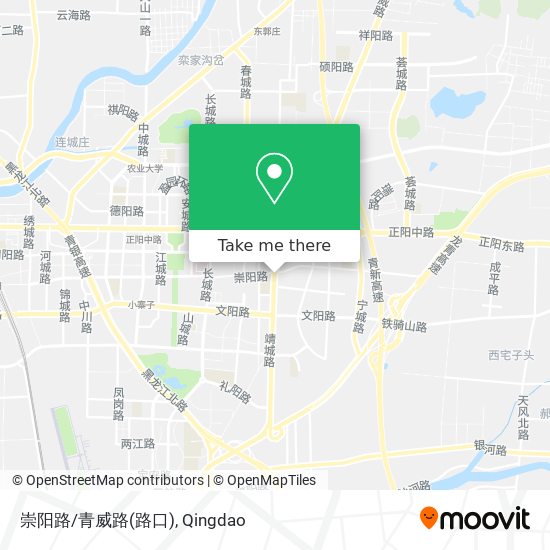 崇阳路/青威路(路口) map