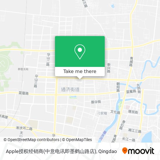 Apple授权经销商(中意电讯即墨鹤山路店) map