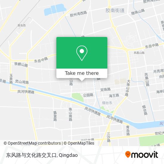 东风路与文化路交叉口 map