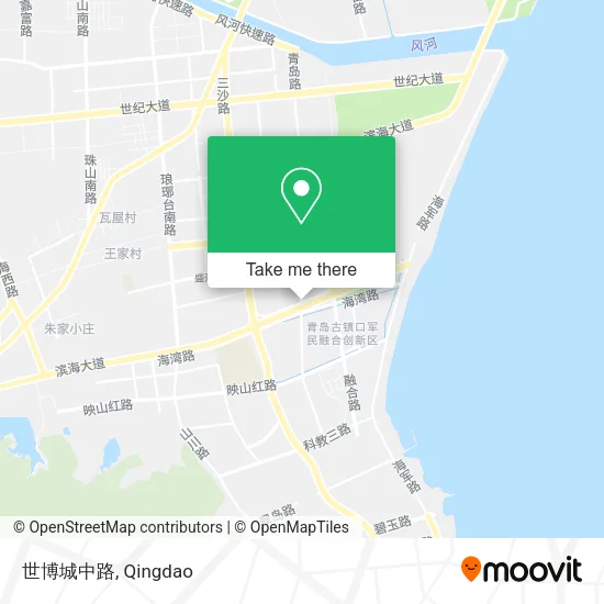 世博城中路 map