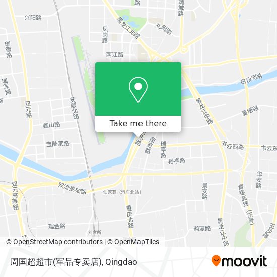 周国超超市(军品专卖店) map