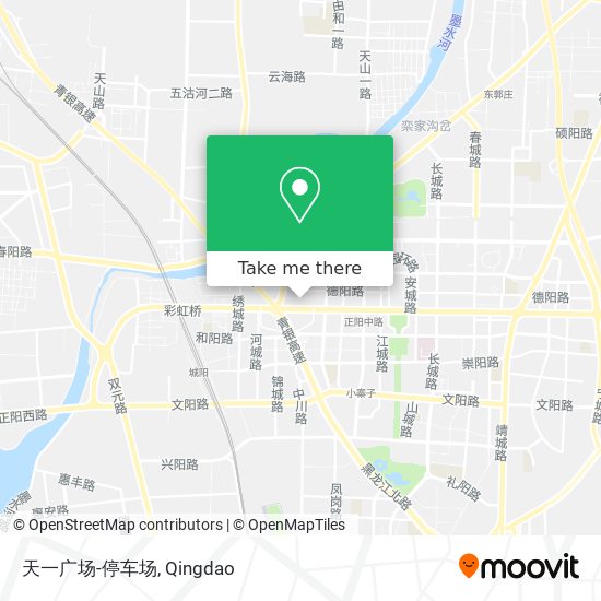 天一广场-停车场 map
