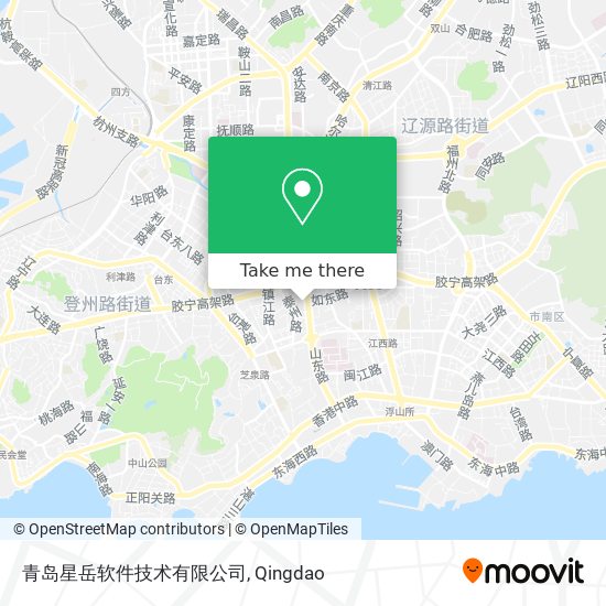 青岛星岳软件技术有限公司 map