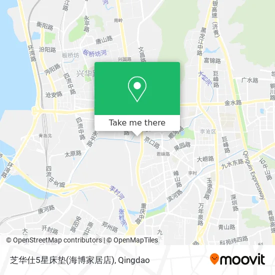 芝华仕5星床垫(海博家居店) map