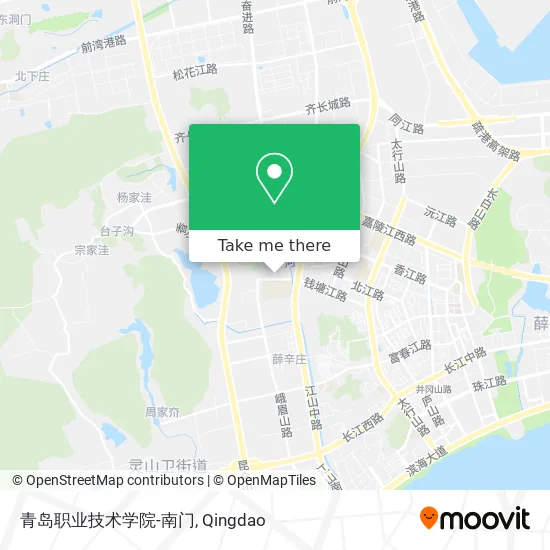 青岛职业技术学院-南门 map