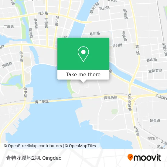 青特花溪地2期 map