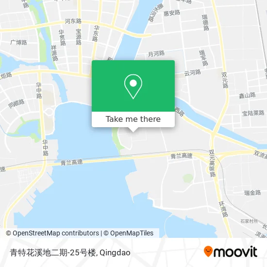 青特花溪地二期-25号楼 map