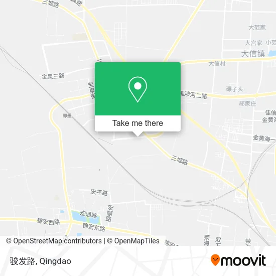 骏发路 map