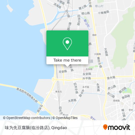 味为先豆腐脑(临汾路店) map