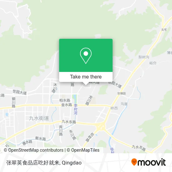 张翠英食品店吃好就来 map