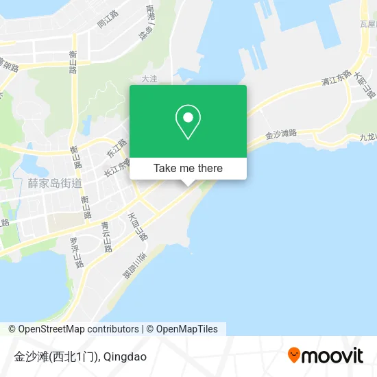 金沙滩(西北1门) map
