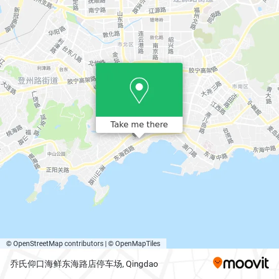 乔氏仰口海鲜东海路店停车场 map