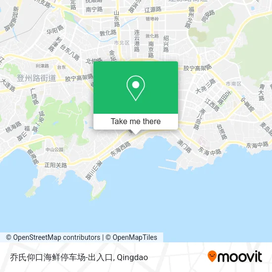 乔氏仰口海鲜停车场-出入口 map