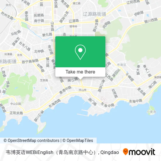 韦博英语WEBiEnglish（青岛南京路中心） map