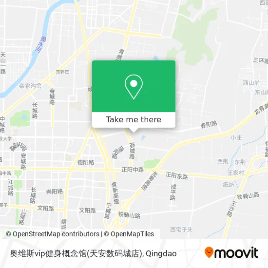 奥维斯vip健身概念馆(天安数码城店) map