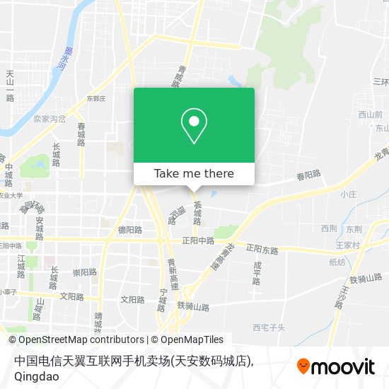 中国电信天翼互联网手机卖场(天安数码城店) map
