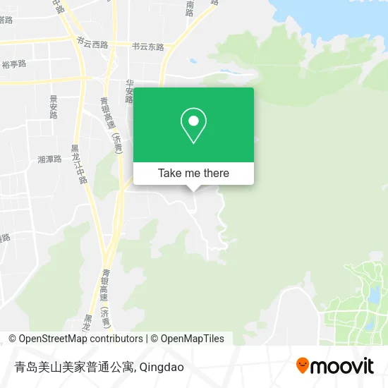 青岛美山美家普通公寓 map