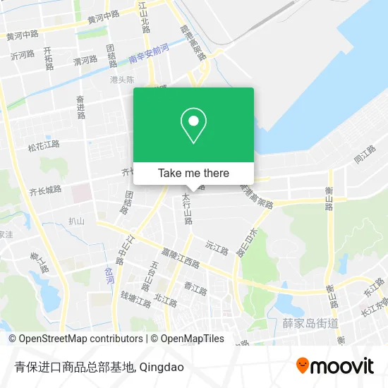青保进口商品总部基地 map