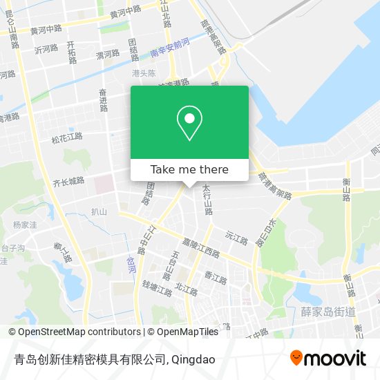 青岛创新佳精密模具有限公司 map