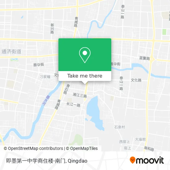 即墨第一中学商住楼-南门 map