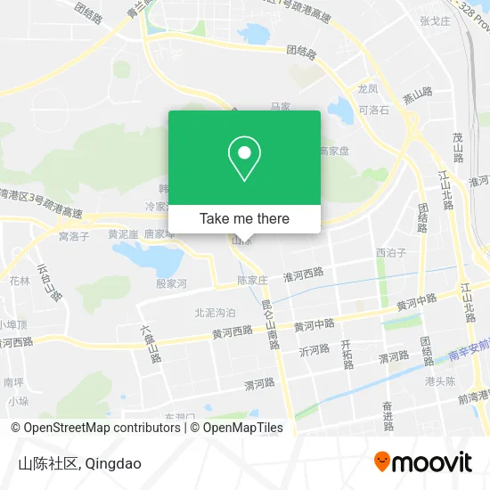 山陈社区 map