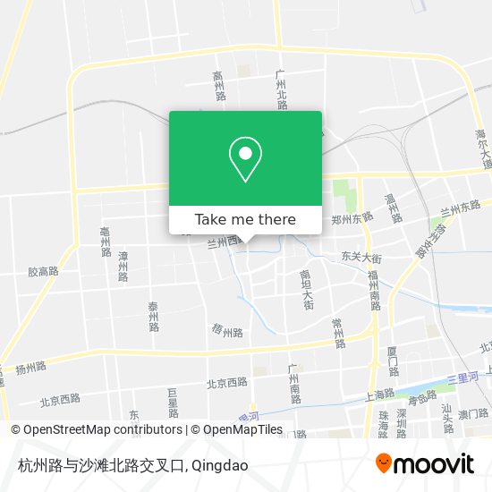 杭州路与沙滩北路交叉口 map