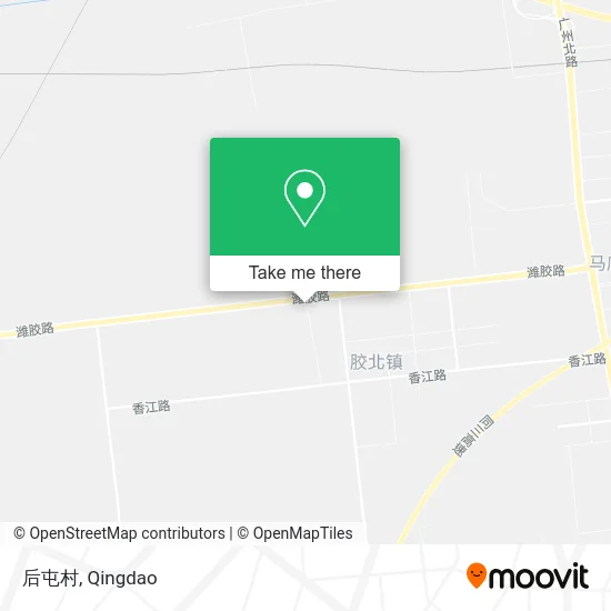 后屯村 map