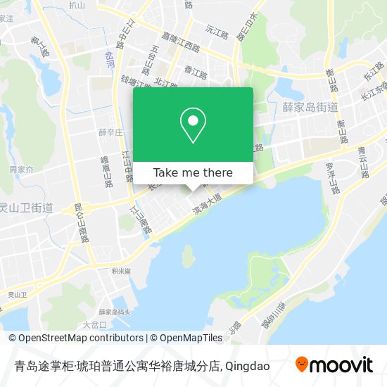 青岛途掌柜·琥珀普通公寓华裕唐城分店 map