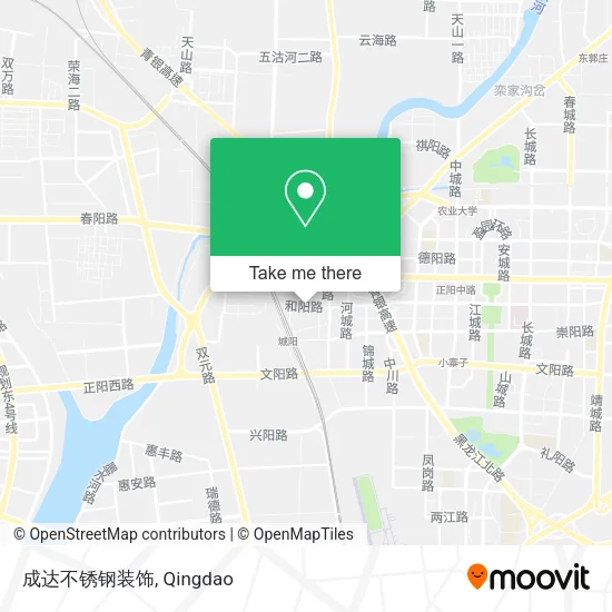 成达不锈钢装饰 map