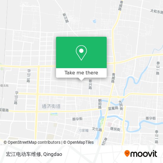 宏江电动车维修 map