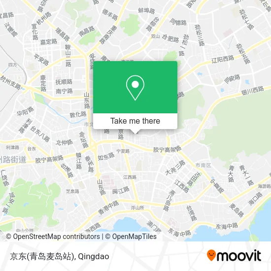 京东(青岛麦岛站) map