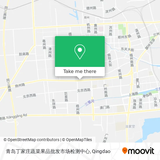 青岛丁家庄蔬菜果品批发市场检测中心 map