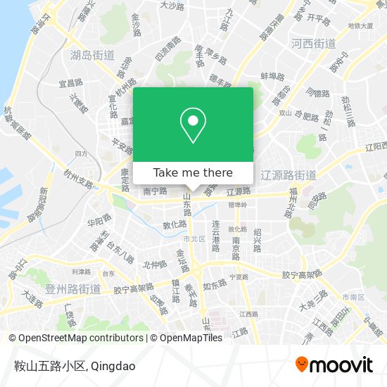 鞍山五路小区 map