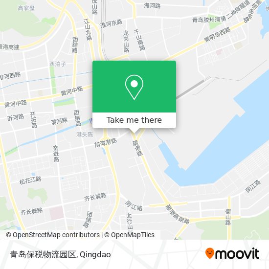 青岛保税物流园区 map