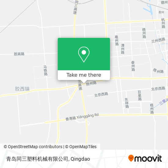 青岛同三塑料机械有限公司 map