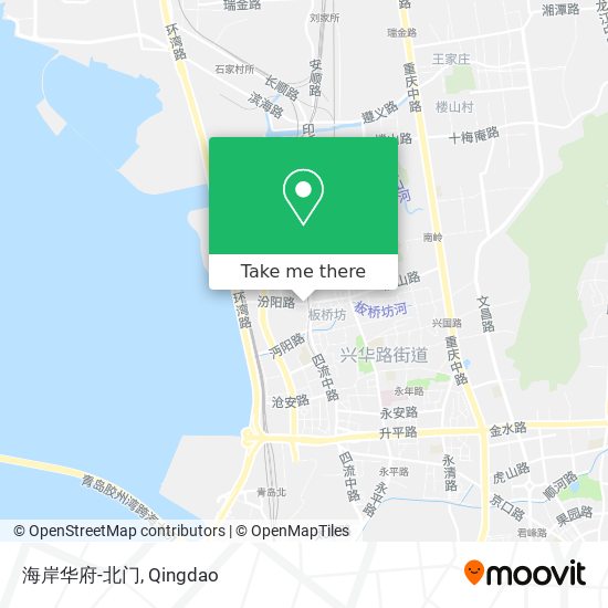 海岸华府-北门 map