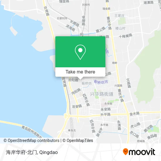 海岸华府-北门 map