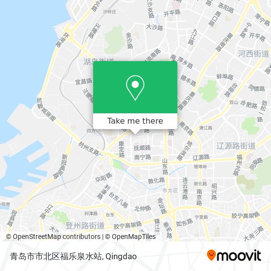 青岛市市北区福乐泉水站 map