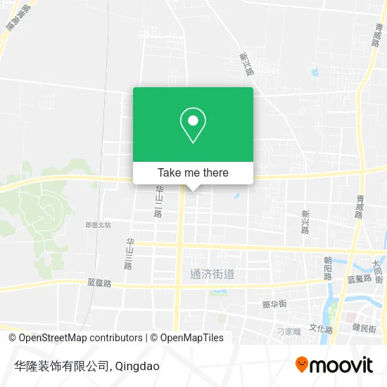 华隆装饰有限公司 map